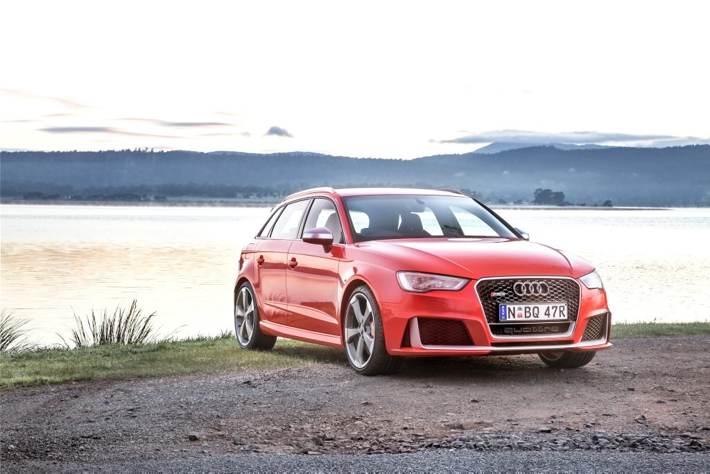 READY FOR ACTION: With 270kW and 465Nm the RS3 very hot hatch has shattering acceleration READY FOR ACTION: With 270kW and 465Nm the RS3 very hot hatch has shattering acceleration